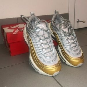 Nike Air Max 97 Metallic Silver & Gold AQ4137